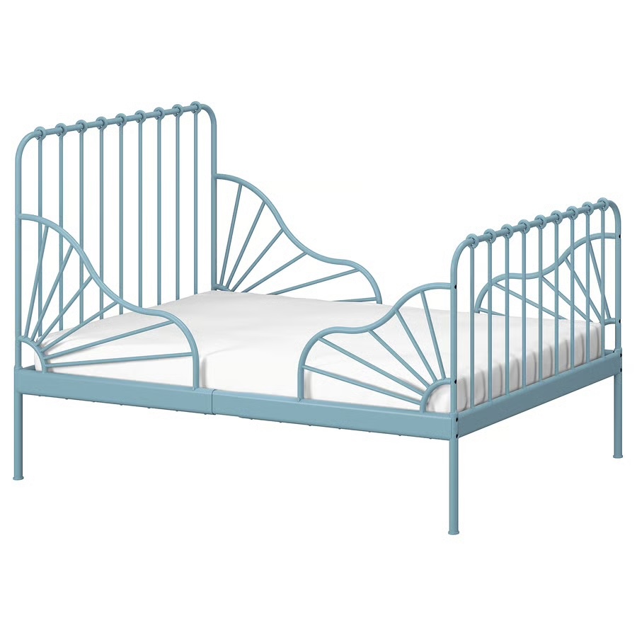 Junior Magazine MINNEN Bed frame with slatted bed base, £119, Ikea