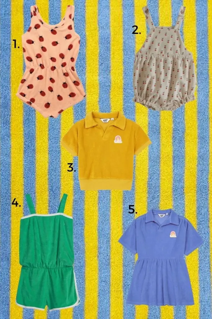 Junior Magazine Childrens Fashion Cool Towelling fashions for kids