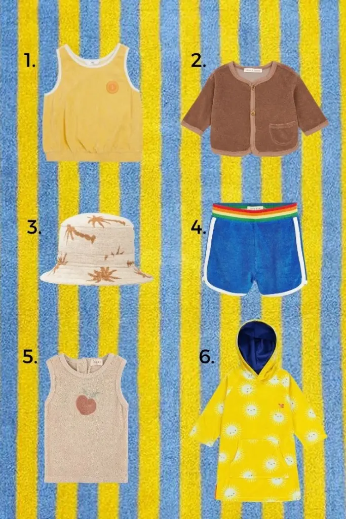 Junior Magazine Childrens Fashion Cool Towelling fashions for kids
