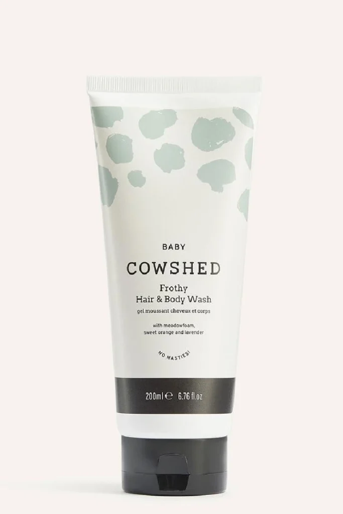 Junior Magazine Cowshed Baby Frothy Hair & Body Wash, £14 for 200ml