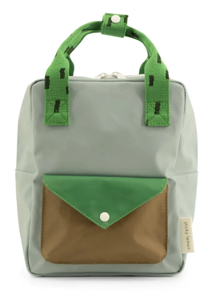 Junior Magazine Tricolour Recycled S Backpack Blue, £38, Sticky Lemon at Smallable