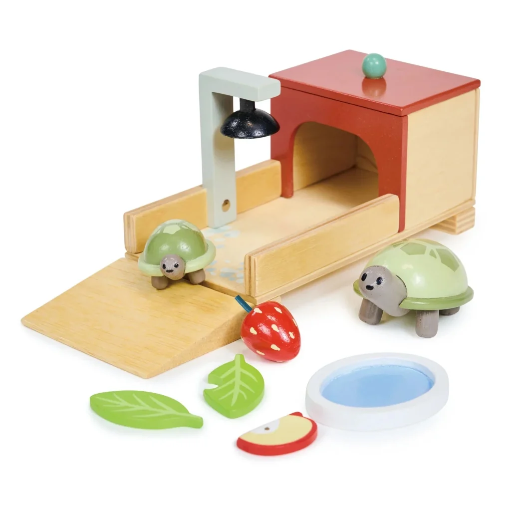Junior Magazine Tortoise Pet Set, £20, Tender Leaf Toys