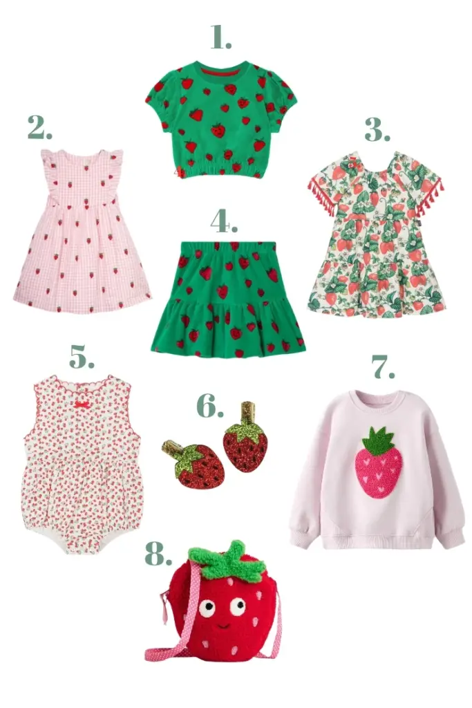 Junior Magazine Childrens Fashion Junior Edit: Strawberry Prints