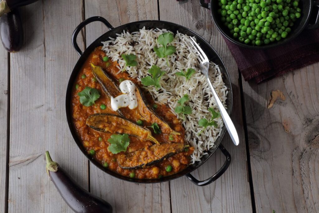 Junior Magazine Family Recipes Baked Baby Aubergine Curry for all the Family