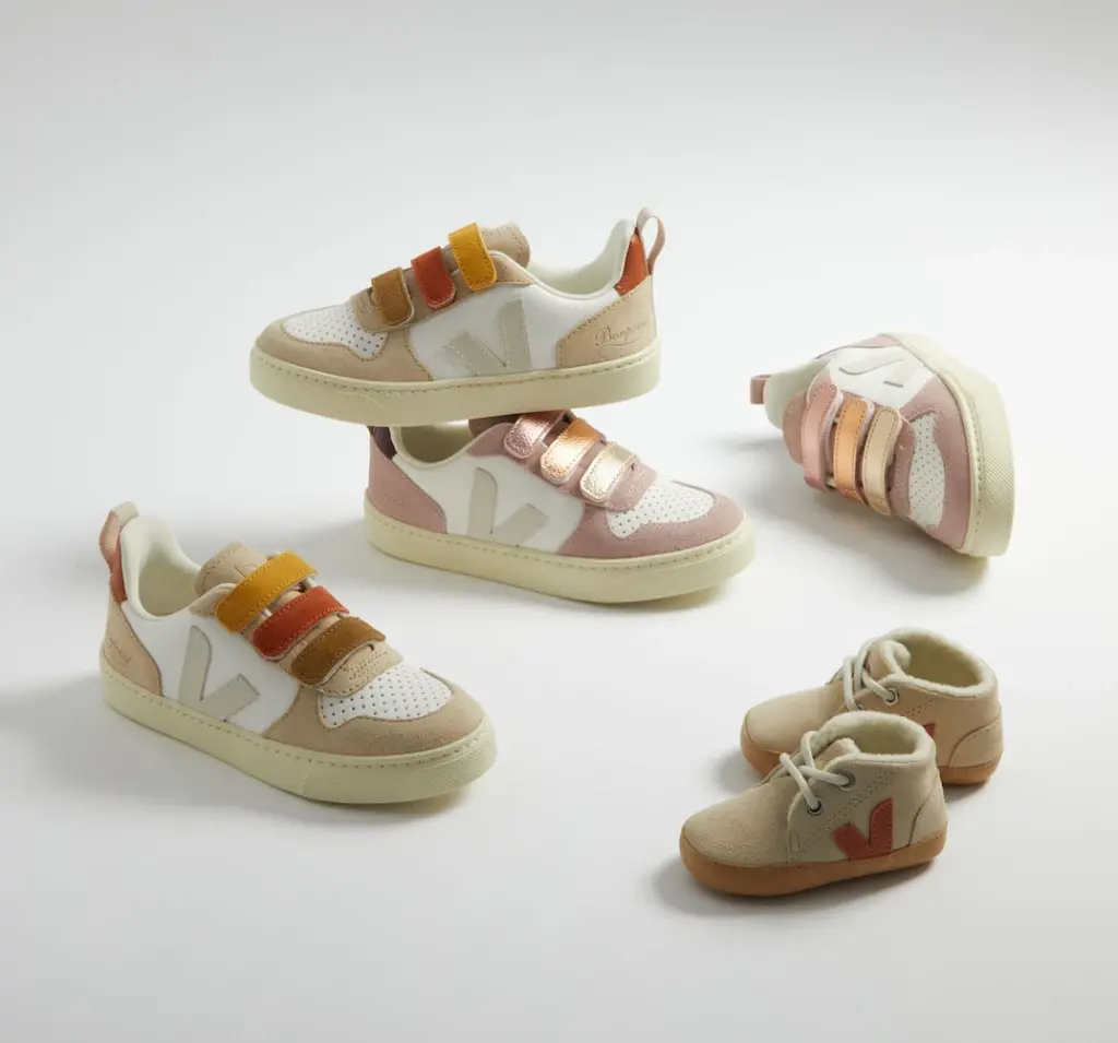 Junior Magazine Fashion News Veja x Bonpoint Launch Baby Sneakers