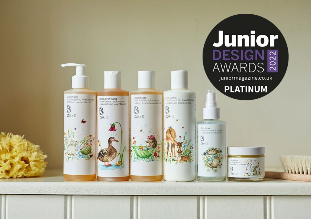 Junior Magazine Junior Design Awards 2022 Best Baby / Toddler Toiletries Collection | Junior Design Awards 2022