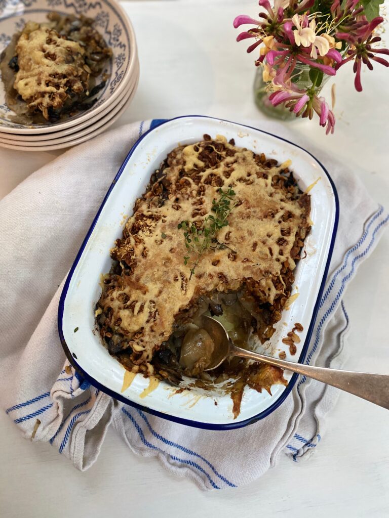 Junior Magazine Family Recipes Family Suppers: Mushroom Granola Traybake