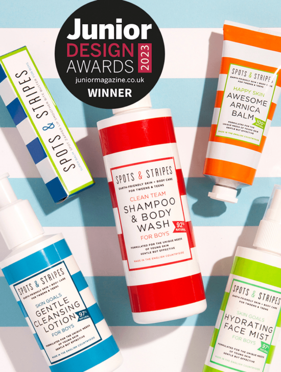 Junior Magazine Junior Design Awards 2023 Best Tween / Teen Toiletries Collection | Junior Design Awards 2023