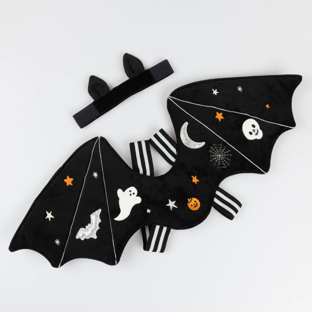Junior Magazine Embroidered Bat Wings Costume, £36, Meri Meri