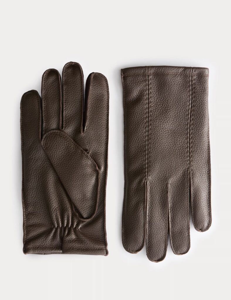 Junior Magazine Leather Cashmere Lined Gloves, £45, M&S