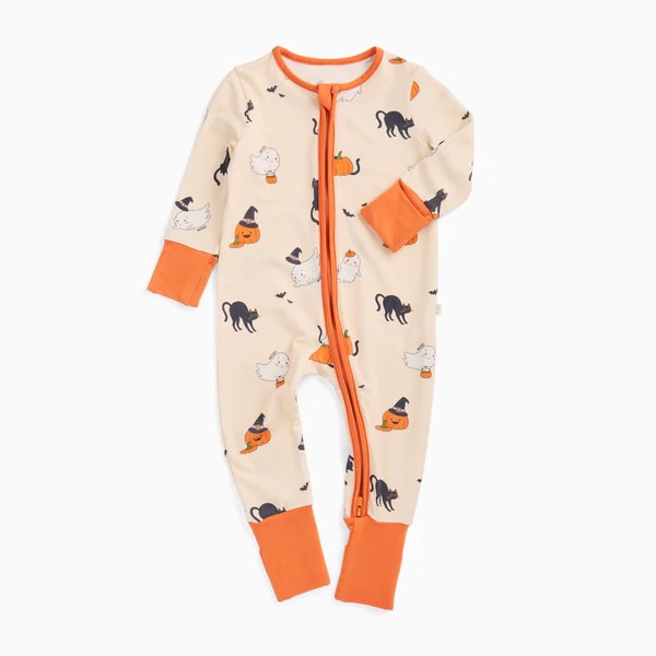 Junior Magazine Halloween Hugs Clever Zip Sleepsuit, £33.50, MORI