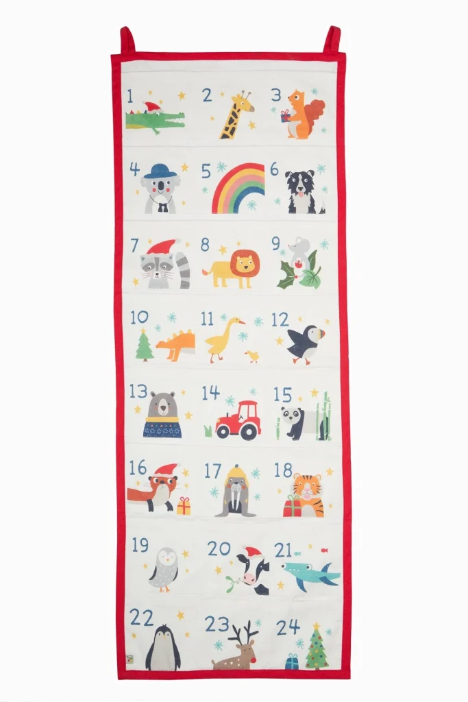 Junior Magazine Canvas Advent Calendar, £40, Frugi