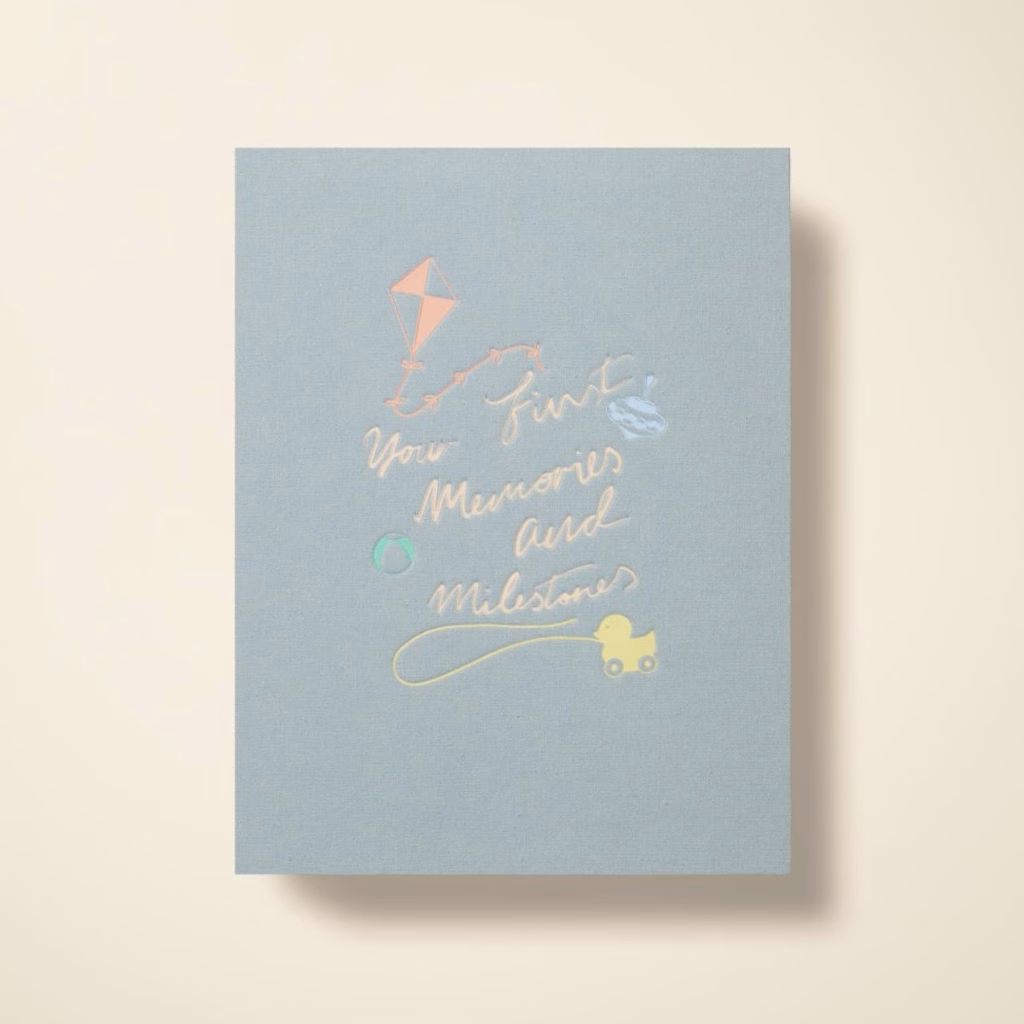 Junior Magazine Your Firsts Binder Baby Journal, £40, Papier