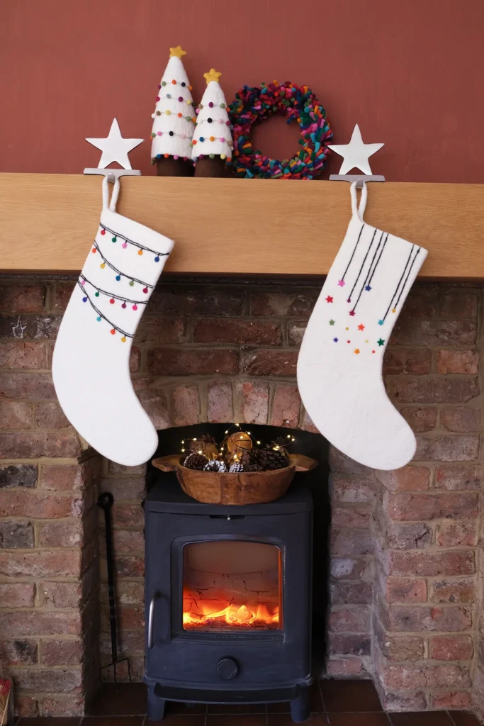 Junior Magazine Shooting Star Stocking, £16.95, Fiona Walker England