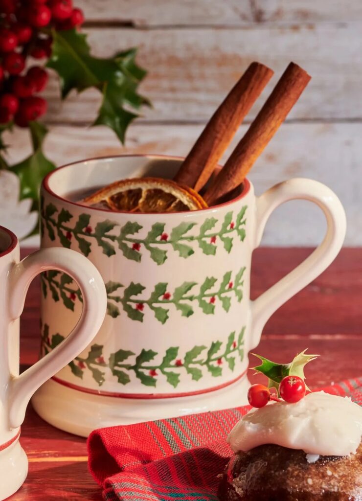 Junior Magazine Tiny Holly Mug, £26, Emma Bridgewater