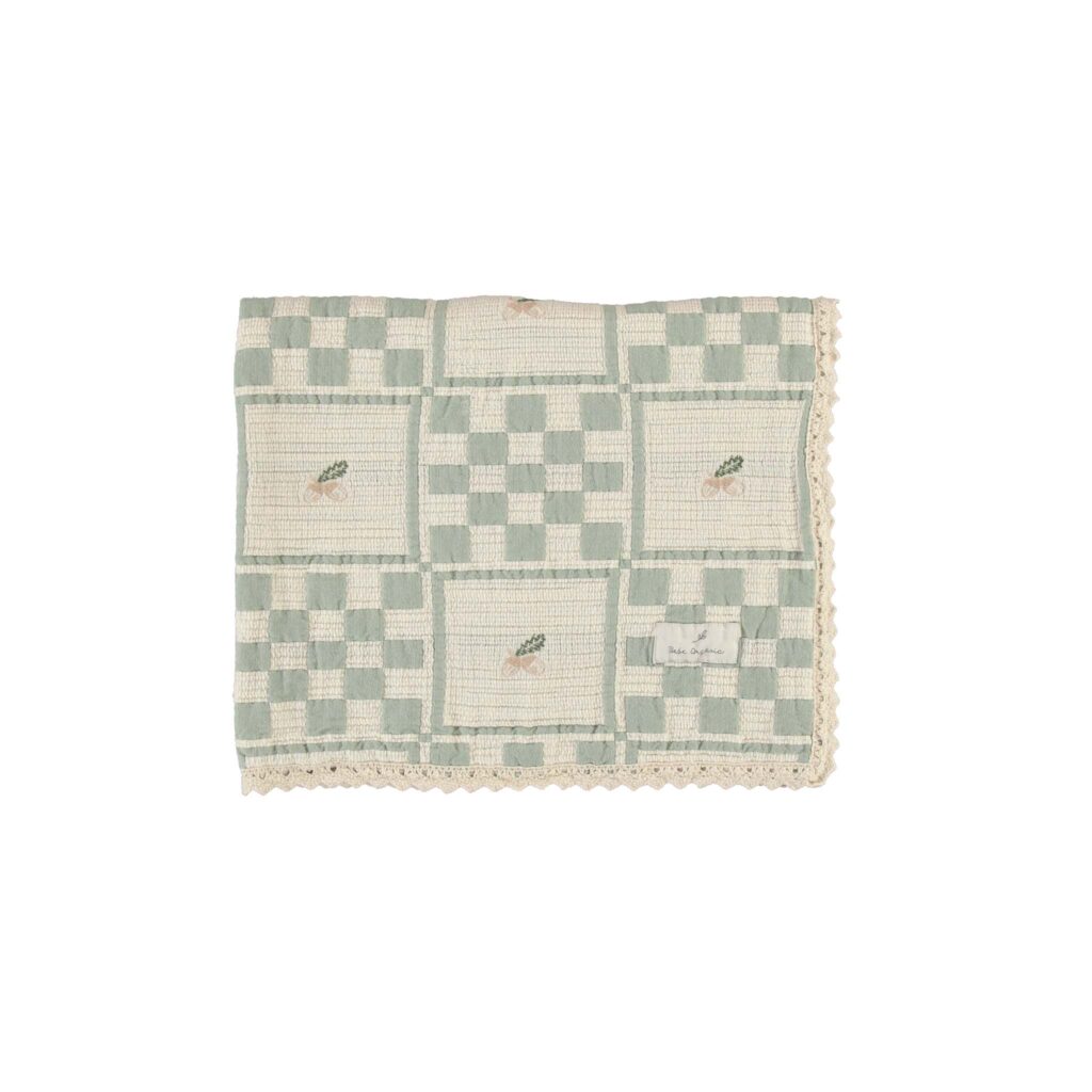 Junior Magazine Acorn Blanket, €180, Bebe Organic