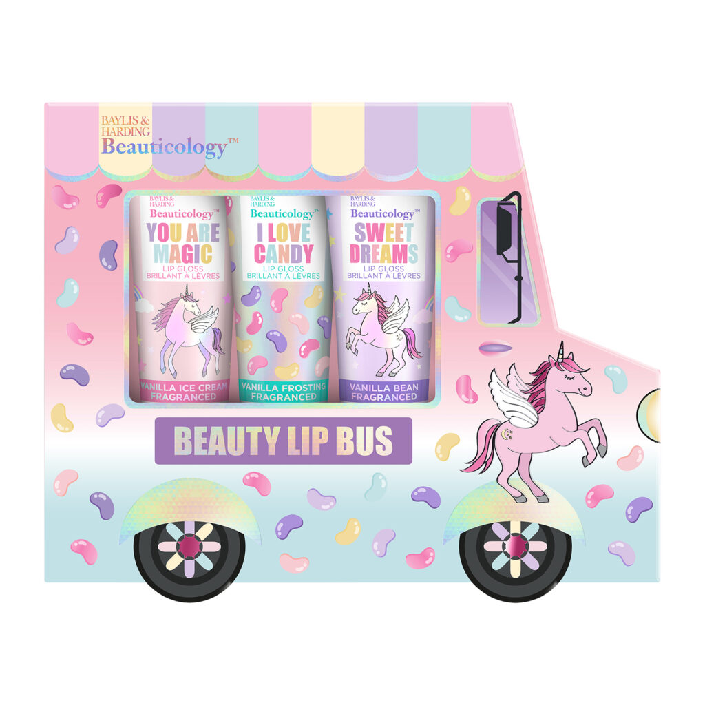 Junior Magazine Baylis & Harding Beauty Lip Bus, £7.99, Beauty Goddess