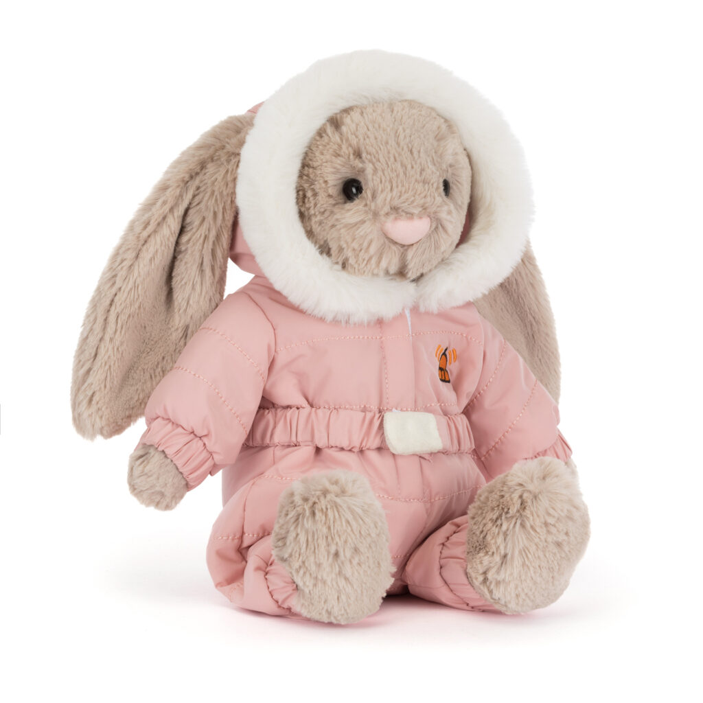 Junior Magazine Bashful Bunny ‘Snow Suit’, £50, Jellycat