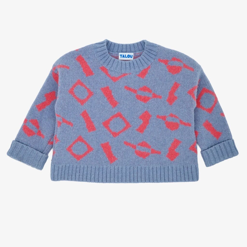 Junior Magazine Preloved: The Explorer Blue Wool Jumper, £50, Talou