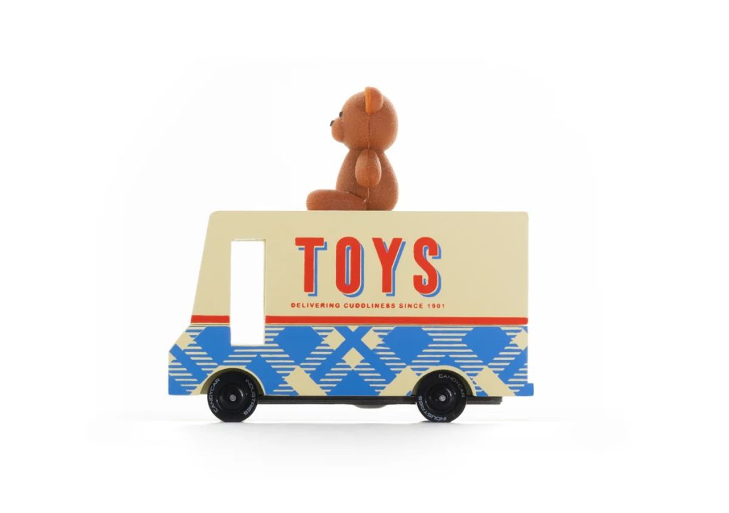 Junior Magazine Teddy Bear Van, £17, CandyLab Toys
