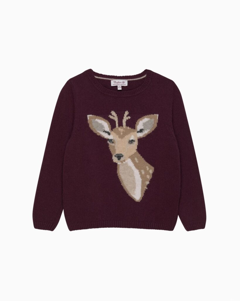 Junior Magazine Claret Dasher Jumper, from £62, Trotters