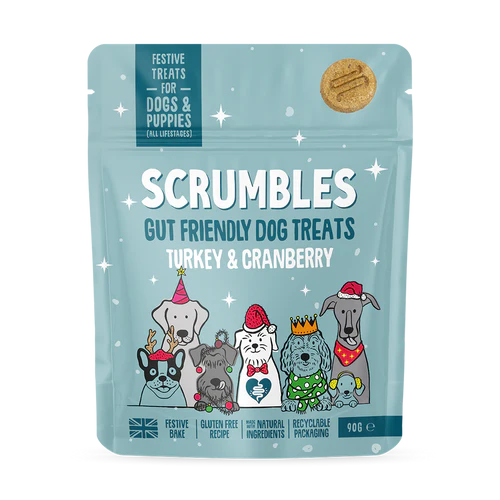 Junior Magazine Christmas Dog Treats Turkey Softies, from £3.50, Scrumbles
