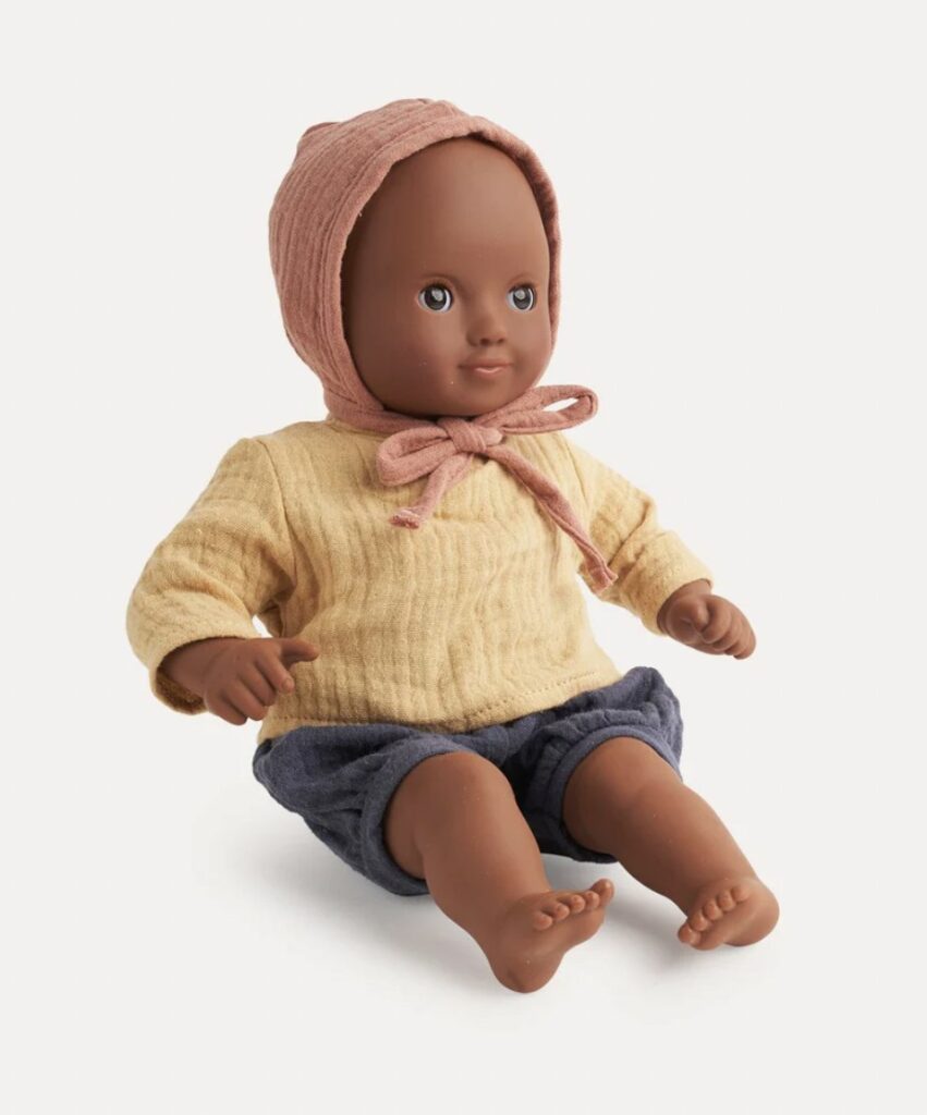 Junior Magazine Djeco Baby Doll Mimosa, £36, MORI
