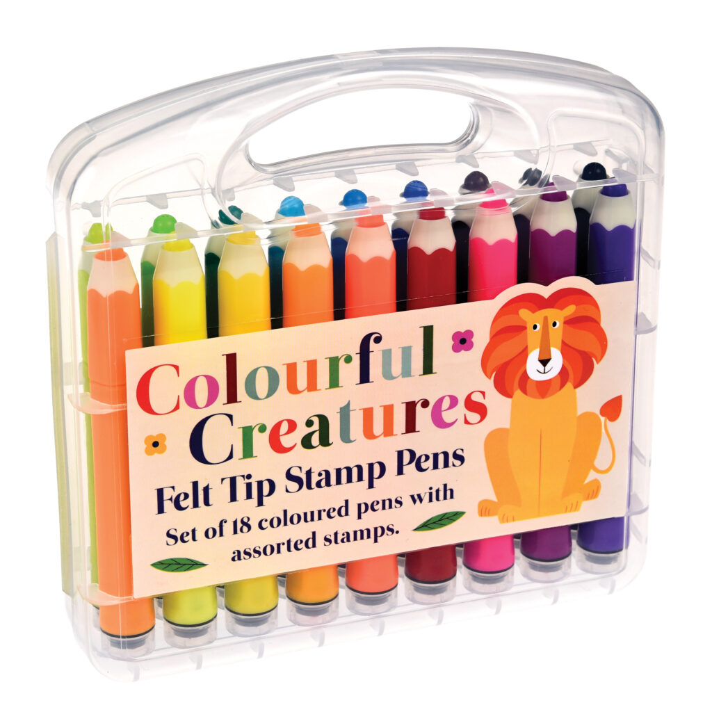 Junior Magazine Felt Tip Stamp Pens, £6.95, Rex London