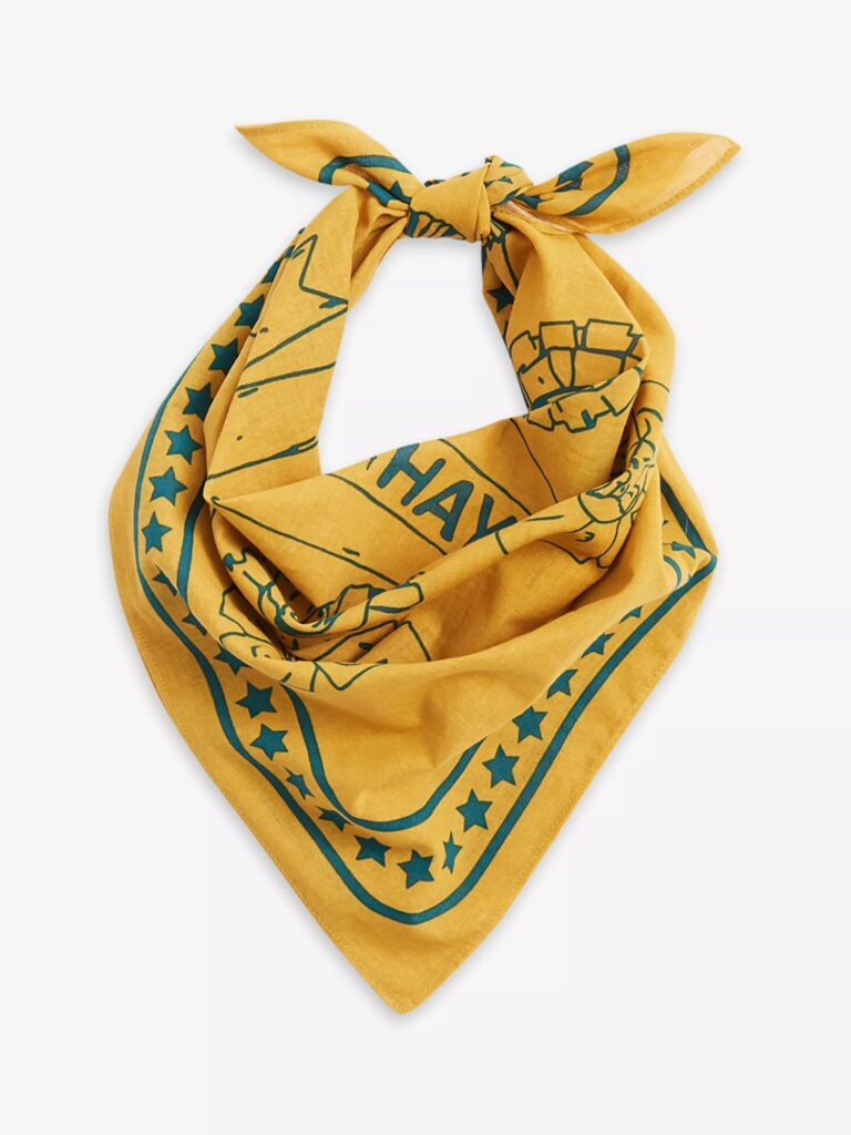 Junior Magazine Hay Graphic-Print Dog Scarf, £13, Selfridges 