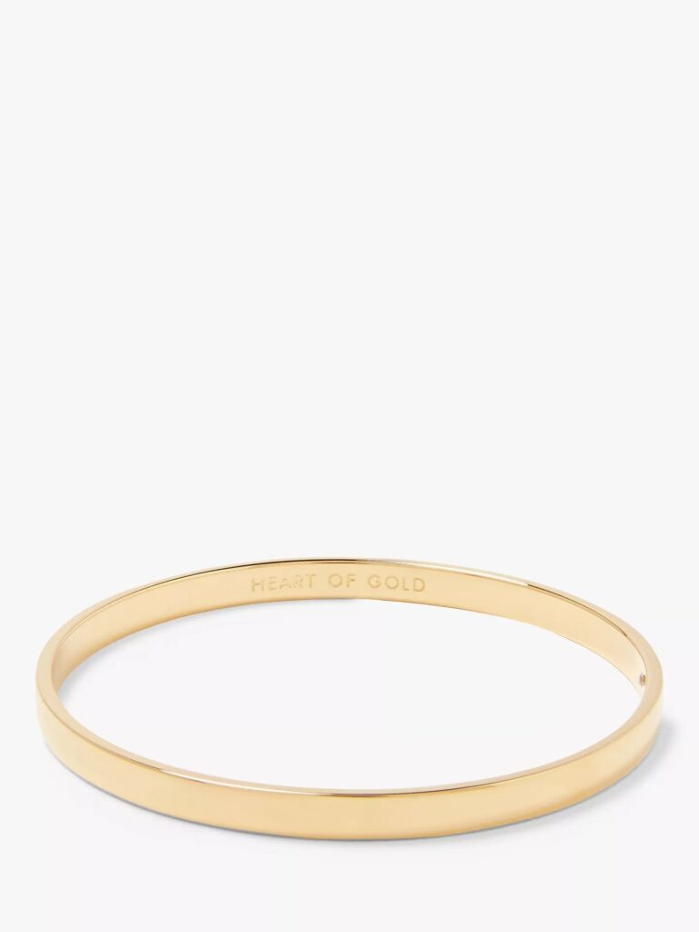 Junior Magazine Kate Spade New York Heart Of Gold Bangle, £40, John Lewis