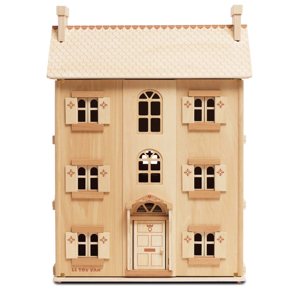 Junior Magazine The Grand Natural Wood Dolls House, £249.95, Le Toy Van