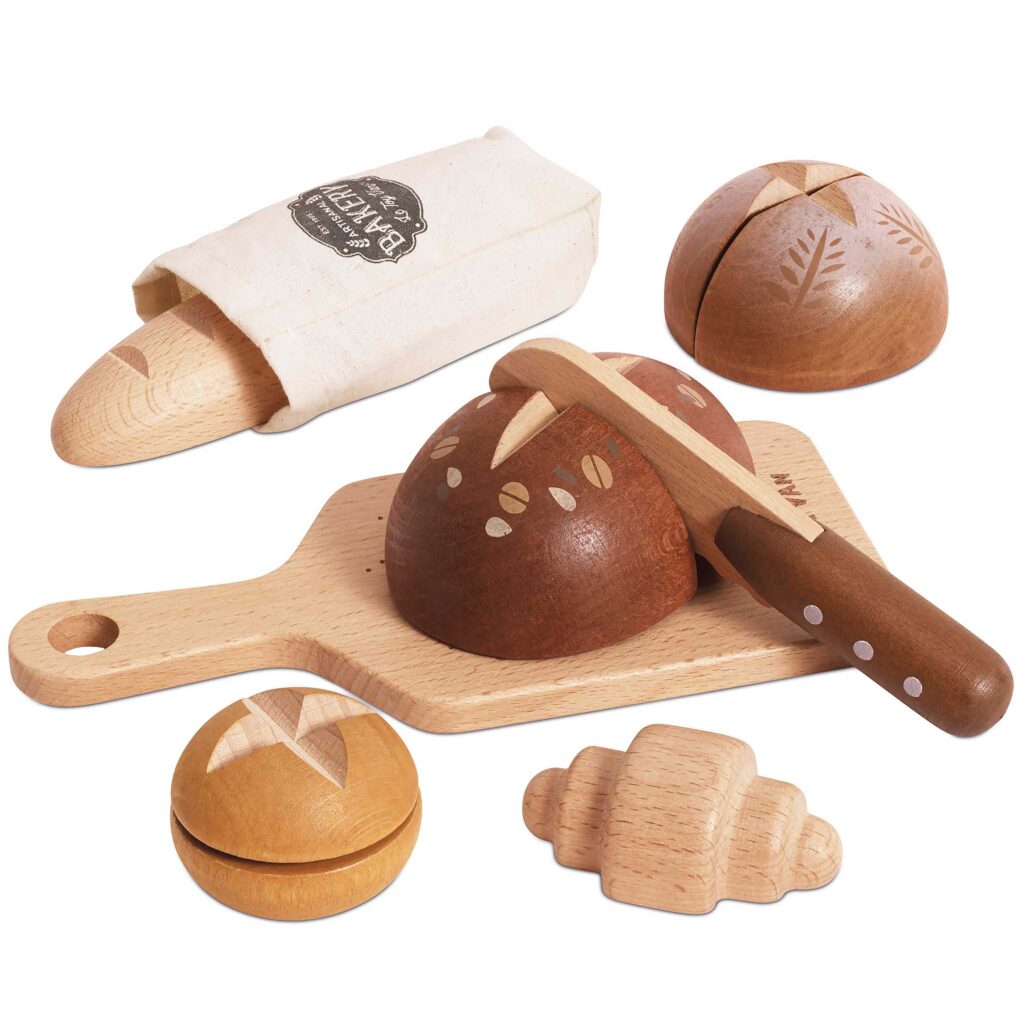 Junior Magazine Artisan Bread and Knife Set, £19.95, Le Toy Van