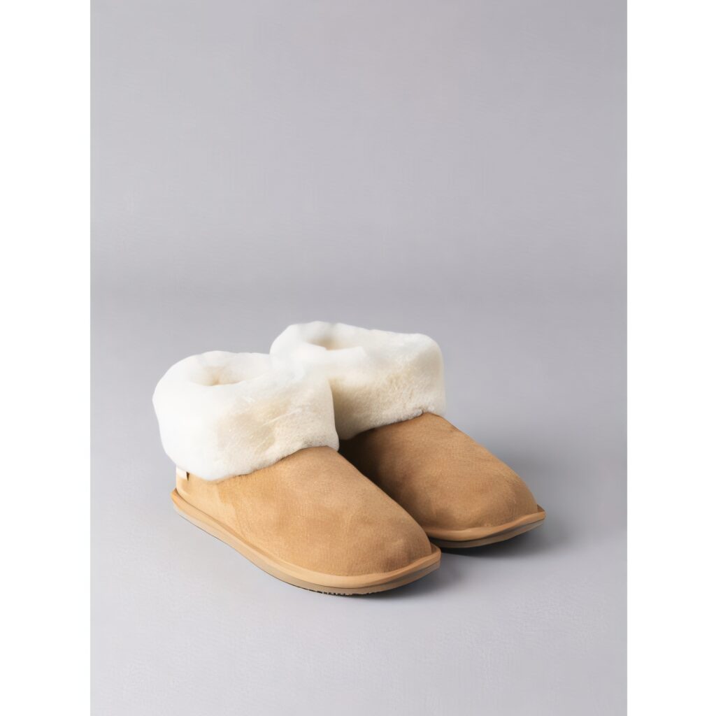 Junior Magazine Sheepskin Bootie Slippers, £84.99, Lakeland Leather