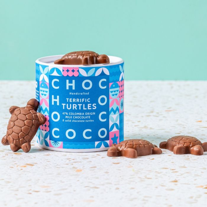 Junior Magazine Milk Chocolate Turtles, £8.25, Chococo