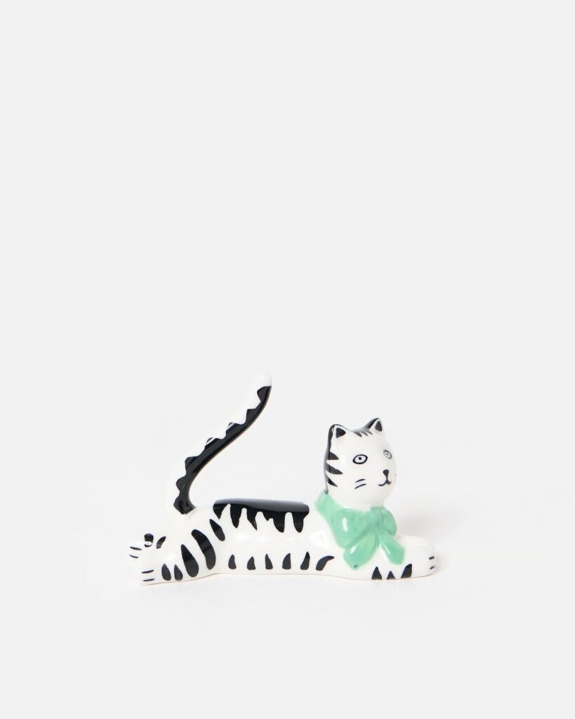 Junior Magazine Pierre The Cat Ring Holder, £12.50, Oliver Bonas
