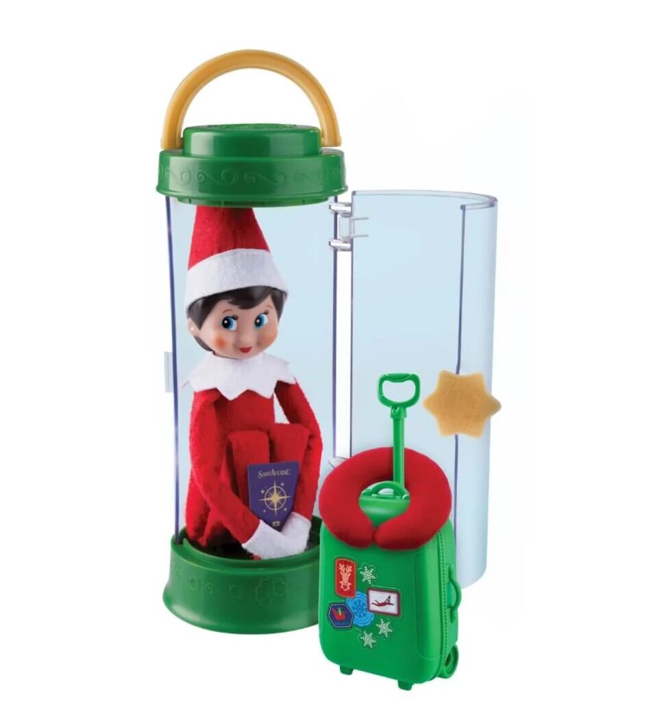 Junior Magazine Now you can safely transport your Scout Elf without losing the magic! The specially designed elf carrier has been upgraded to celebrate it’s 20th anniversary – now in a green colour-way, it comes with some extra travel essentials allowing your Elf to tag along on those festive trips.