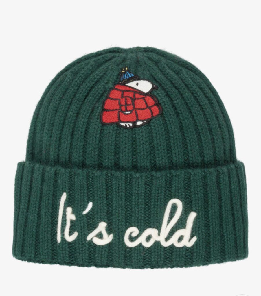 Junior Magazine MC2 Saint Barth Snoopy Beanie Hat, £56, Childrensalon