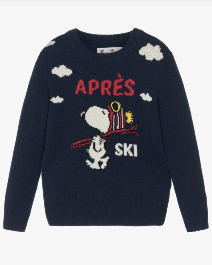 Junior Magazine MC2 Saint Barth Snoopy Ski Jumper, £140, Childrensalon