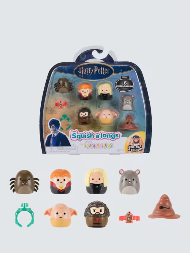 Junior Magazine Squishmallows Squish-a-longs Harry Potter Style Mini-Squish Set, £9.99, John Lewis & Partners