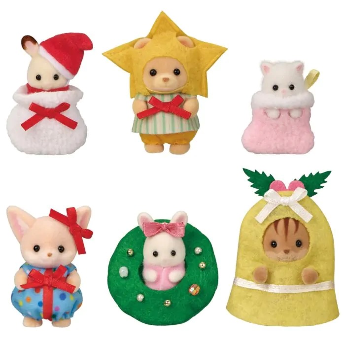 Junior Magazine Baby Christmas Collection, £29.99, Sylvanian Families