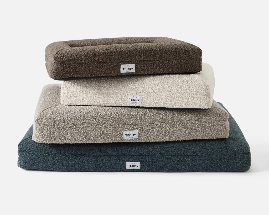 Junior Magazine Boucle Dog Beds, from £169, Teddy London