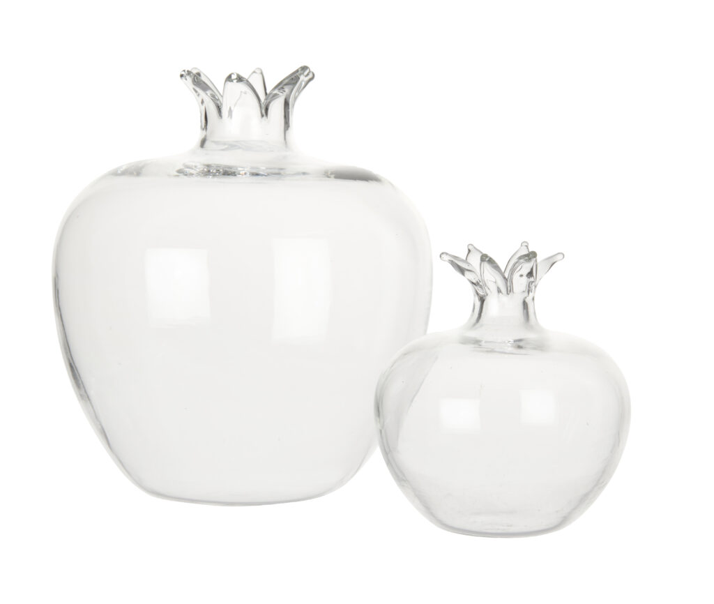 Junior Magazine Pomegranate Vases, £15, The White Company
