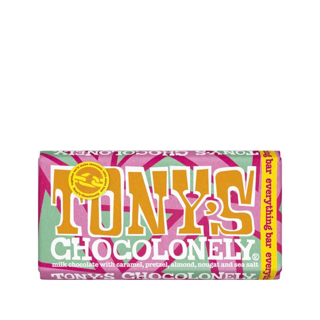 Junior Magazine Everything Bar, £4.75, Tony’s Chocolonely
