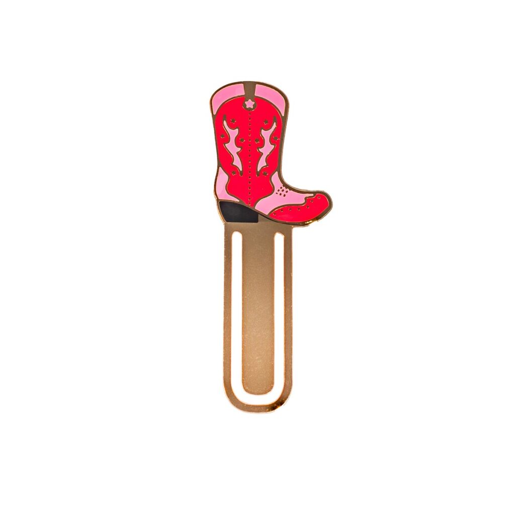 Junior Magazine Cowboy Boot Metal Bookmark, £5, Sass & Belle