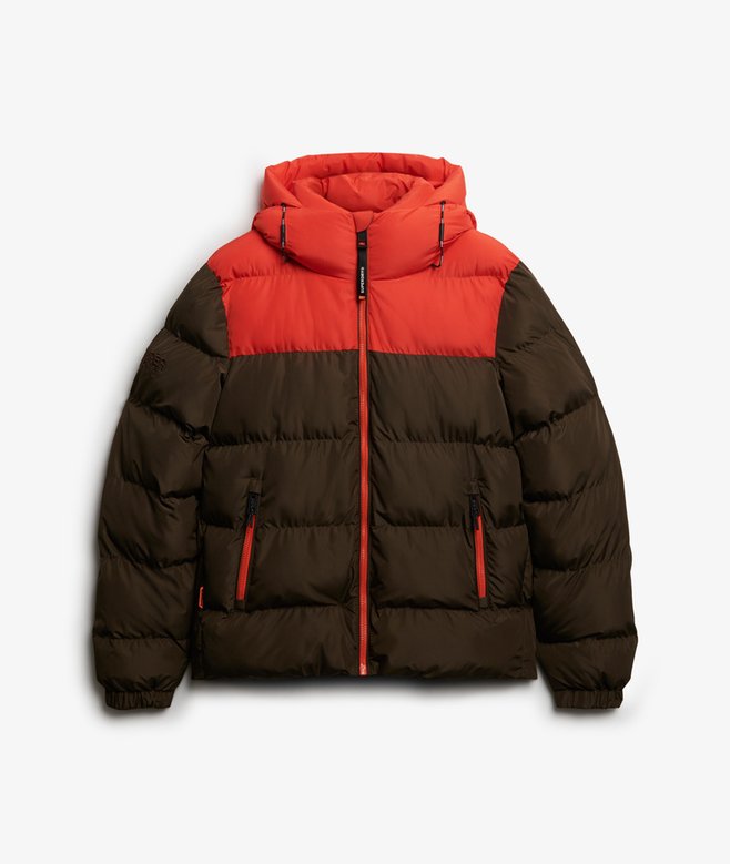Junior Magazine Colourblock Hooded Puffer Jacket, £109.99, Superdry & Co.