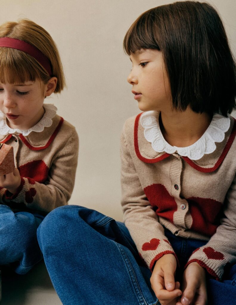 Junior Magazine Collared Logo Cardigan, from £37, Boden