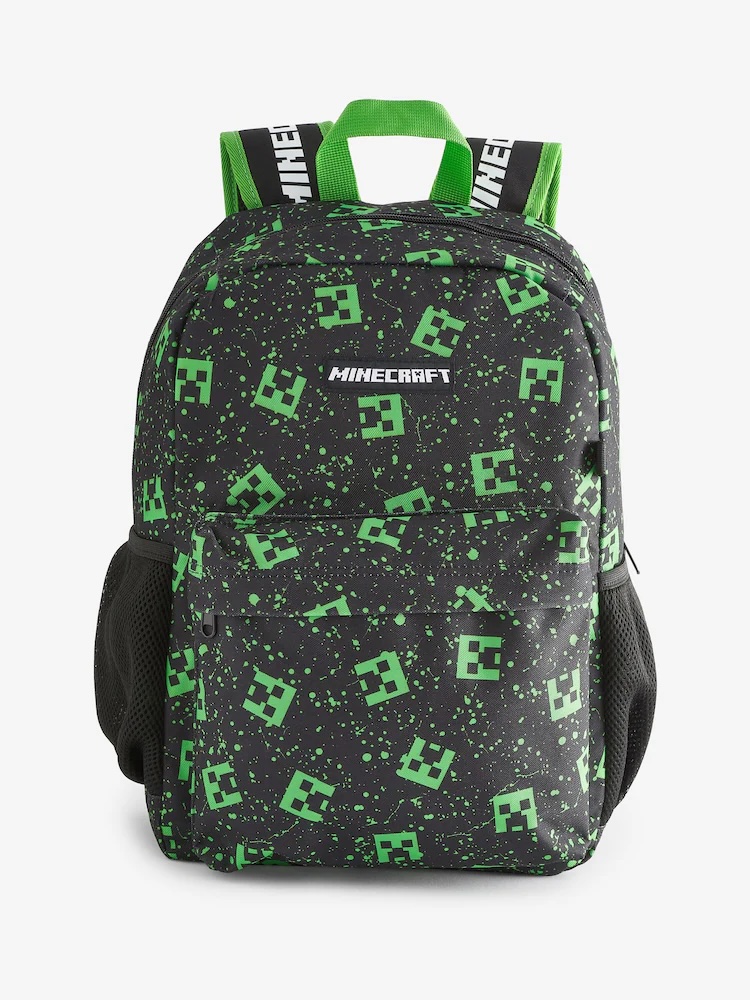 Junior Magazine Minecraft Creeper License Backpack £26, NEXT