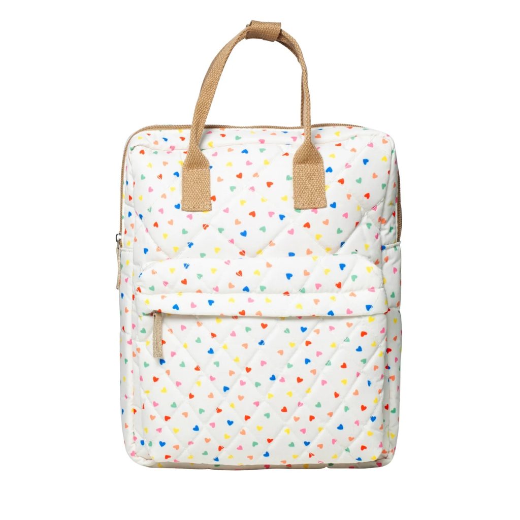 Junior Magazine Rainbow Hearts Quilted Rucksack £24, Rockahula Kids