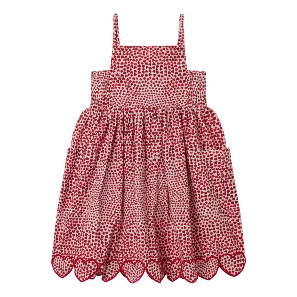 Junior Magazine Stella McCartney Kids Heart Print dress, £143, Smallable