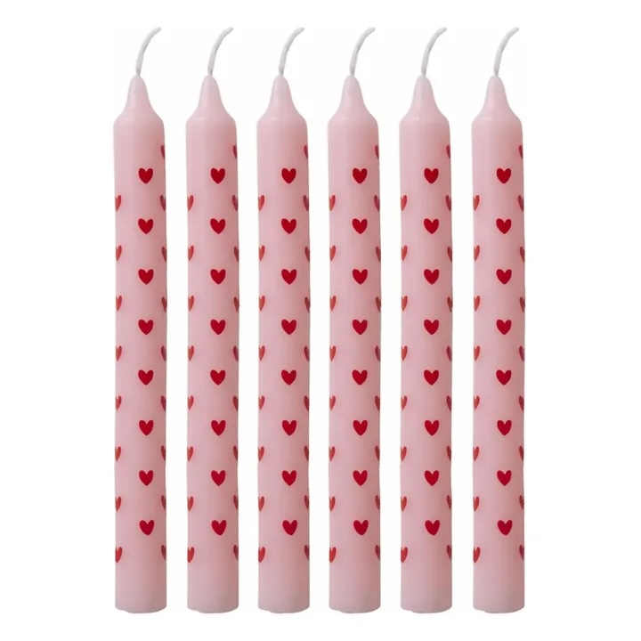 Junior Magazine RICE Heart Candles, £17 for 2, Smallable